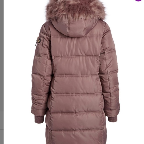 JESSICA SIMPSON / Mauve / puffer coat - Picture 6 of 10